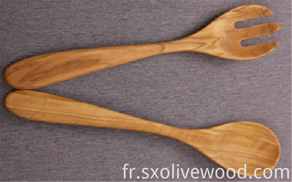 Olive Wood Frok Set